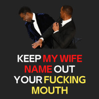 Funny Will Smith Slap Meme Will Smith Slap-  Keep My Wife Name Out You 3/4 Sleeve Shirt | Artistshot