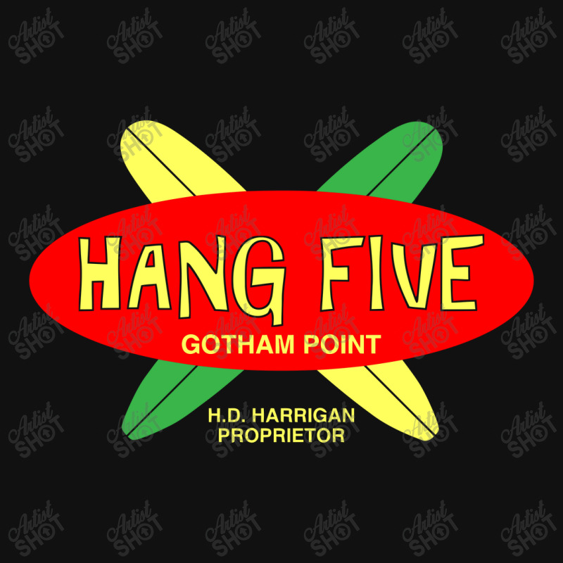 Hang Five (dark Variant)   Adam West Landscape Canvas Print | Artistshot