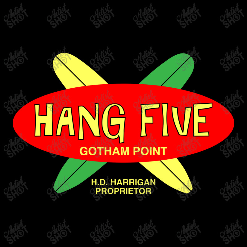 Hang Five (dark Variant)   Adam West Youth Zipper Hoodie | Artistshot