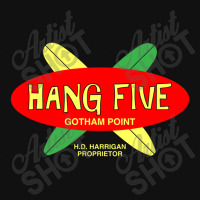 Hang Five (dark Variant)   Adam West Silver Rectangle Keychain | Artistshot