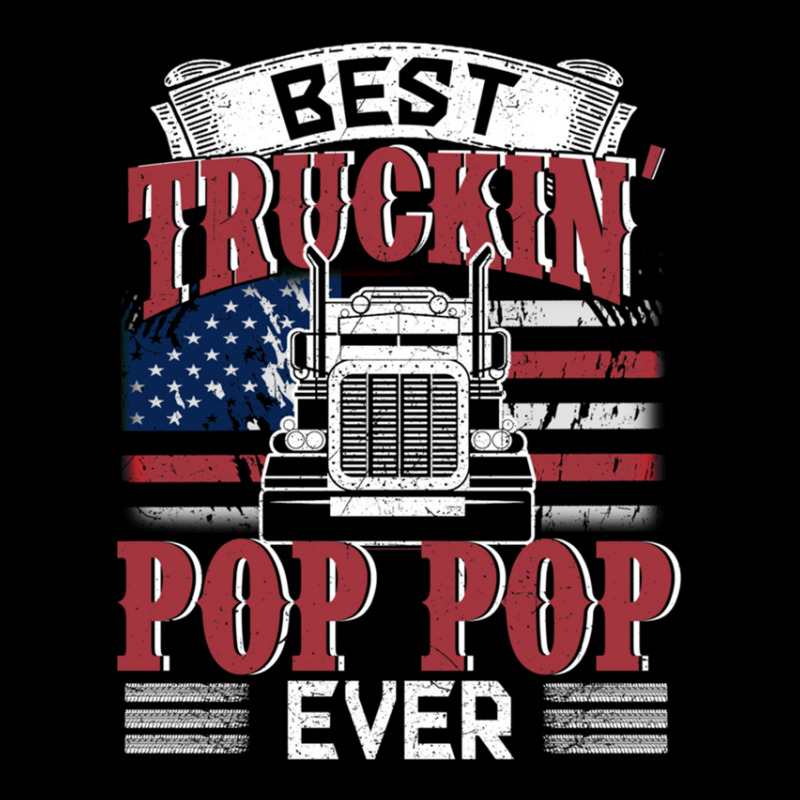 Best Truckin Pop Pop Ever American Flag Father's Day Adjustable Cap by cm-arts | Artistshot