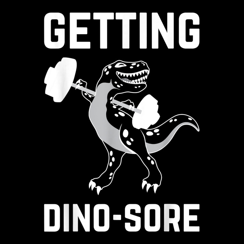 Getting Dino Sore Shirt Gym Dinosaur T Rex Workout Shirt Baby Beanies | Artistshot