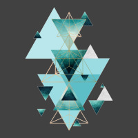 Geometric Triangle Compilation In Teal Vintage T-shirt | Artistshot