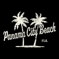 Panama City Beach Florida Vintage 70s Palm Trees V-neck Tee | Artistshot