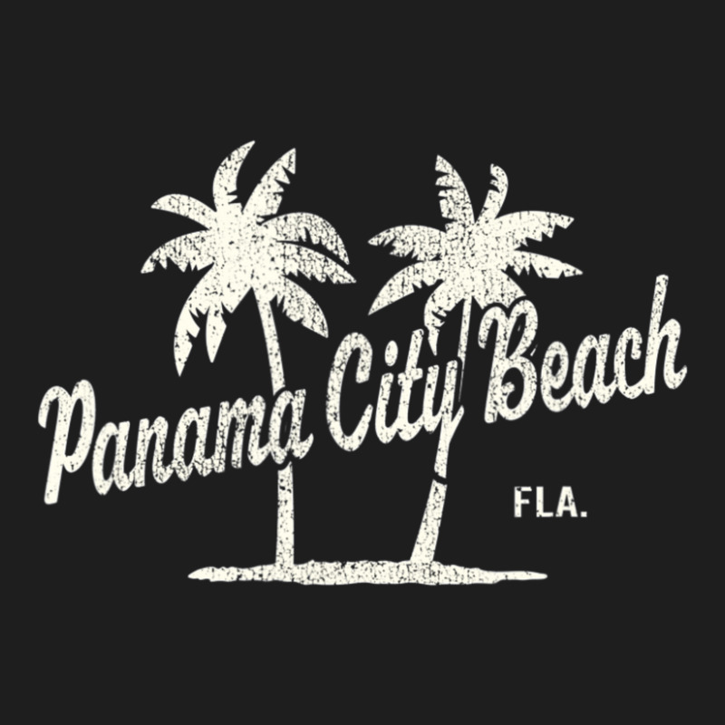 Panama City Beach Florida Vintage 70s Palm Trees Classic T-shirt by Kosdapen517 | Artistshot