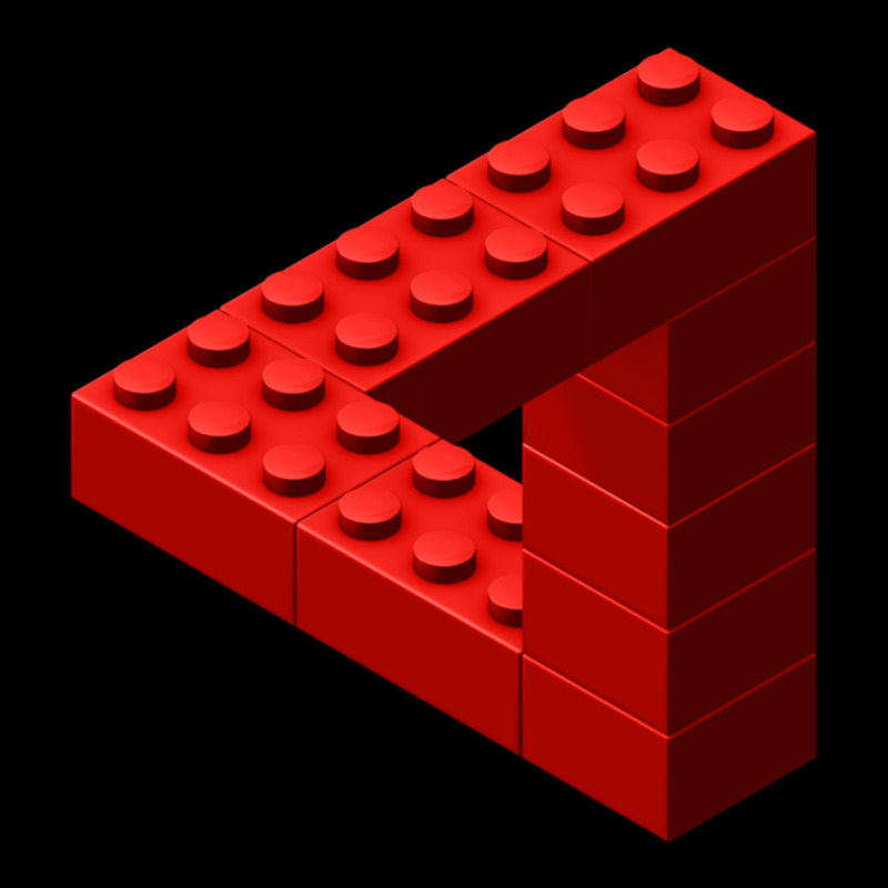 Escher Toy Bricks - Red Legging by cm-arts | Artistshot