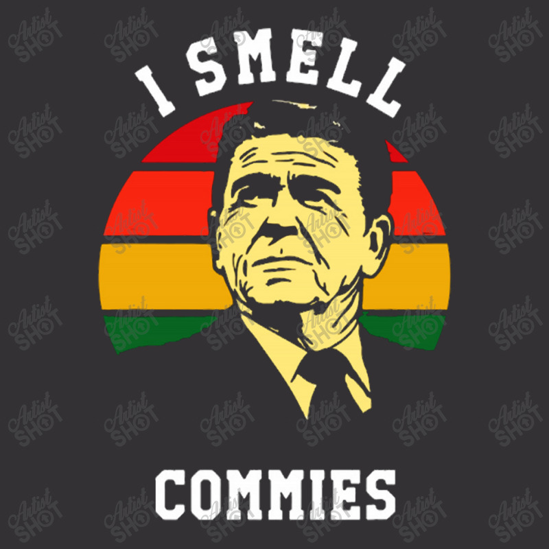 Ronald Reagan I Smell Commies Political Vintage Hoodie And Short Set by rizkikurniawanp | Artistshot