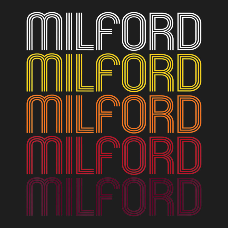 Milford, Mi Vintage Style Michigan Classic T-shirt | Artistshot