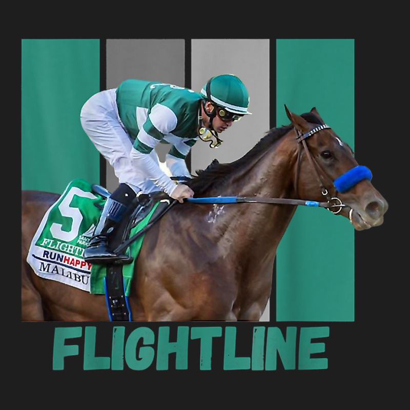 Flightline Horse Racing Thoroughbred Del Mar Santa Anita T Shirt Classic T-shirt by cm-arts | Artistshot