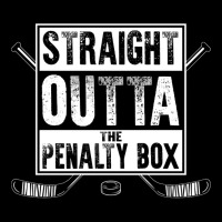 Ice Hockey Player Gift Straight Outta The Penalty Box Pullover Hoodie Adjustable Cap | Artistshot