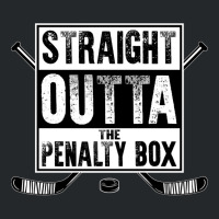 Ice Hockey Player Gift Straight Outta The Penalty Box Pullover Hoodie Crewneck Sweatshirt | Artistshot