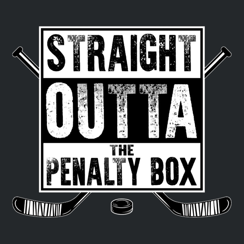 Ice Hockey Player Gift Straight Outta The Penalty Box Pullover Hoodie Crewneck Sweatshirt by cm-arts | Artistshot