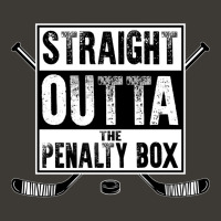 Ice Hockey Player Gift Straight Outta The Penalty Box Pullover Hoodie Bucket Hat | Artistshot