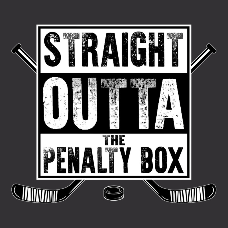 Ice Hockey Player Gift Straight Outta The Penalty Box Pullover Hoodie Vintage Short by cm-arts | Artistshot