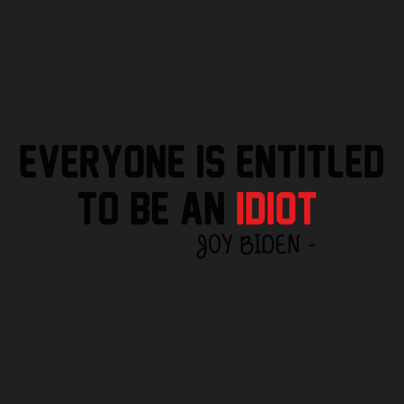 Everyone Is Entitled To Be An Idiot Ladies Polo Shirt by LUISRIVER | Artistshot