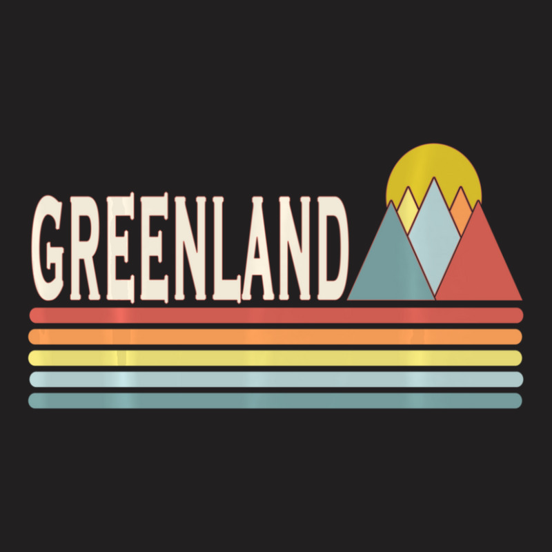 Retro Style Greenland Outdoors T-shirt | Artistshot