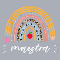 Maestra Bilingual Leopard Rainbow Regalos Spanish Teacher Tank Dress | Artistshot