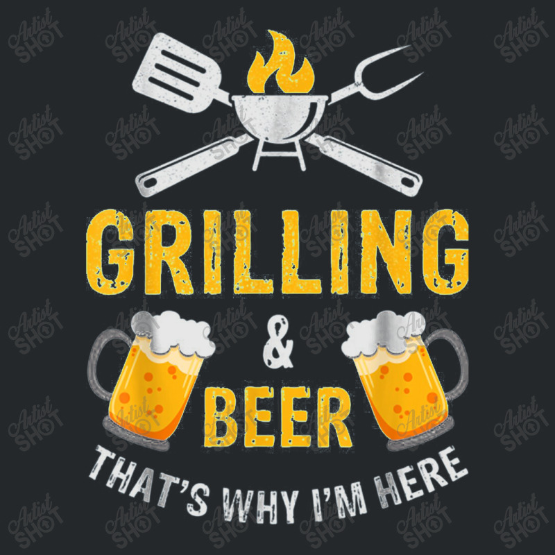 Intage Grilling And Beer Drinking Drinker Oktoberfest Gift Crewneck Sweatshirt by dyahayusutra | Artistshot