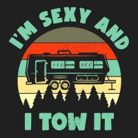 Im Sexy And I Tow It, Caravan Camping Rv Trailer, Camp Ladies Polo Shirt | Artistshot