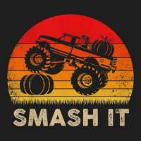 Kids Monster Truck Pumpkin Smash It   Funny Halloween T Shirt Classic T-shirt | Artistshot