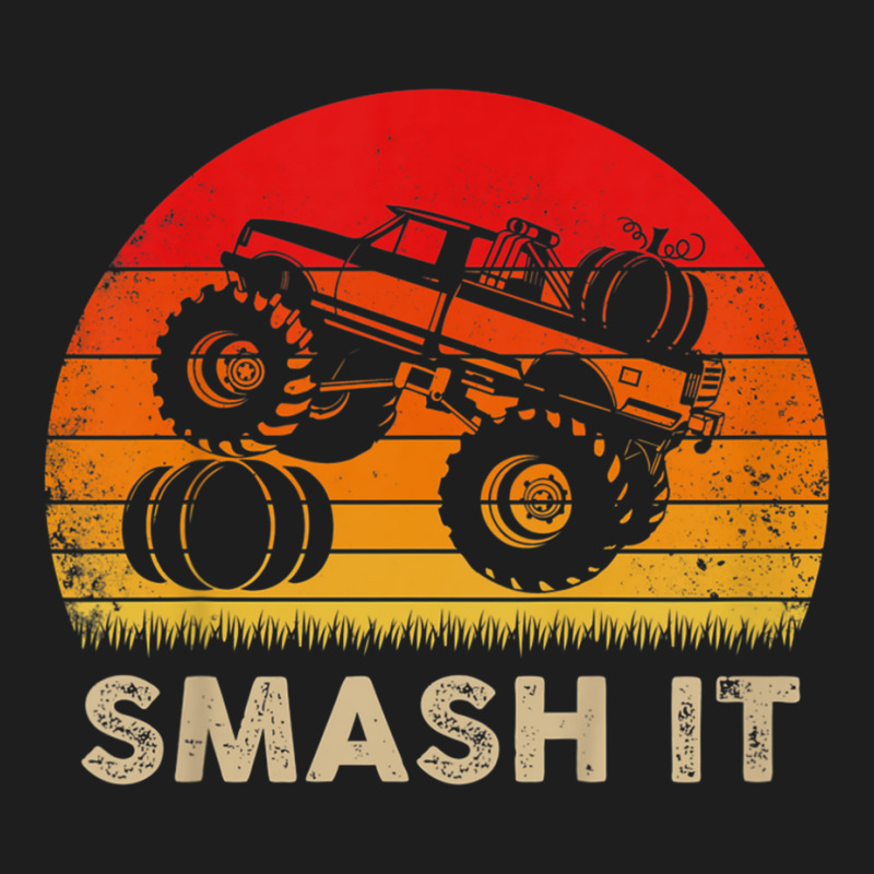 Kids Monster Truck Pumpkin Smash It   Funny Halloween T Shirt Classic T-shirt by cm-arts | Artistshot