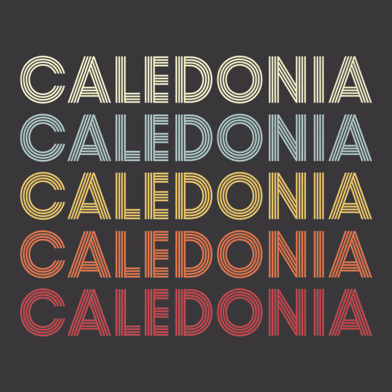 Caledonia Michigan Caledonia Mi Retro Vintage Text Premium T Shirt Ladies Curvy T-Shirt by cm-arts | Artistshot