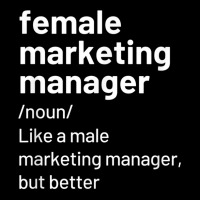 Female Marketing Manager Definition T Shirt Adjustable Cap | Artistshot