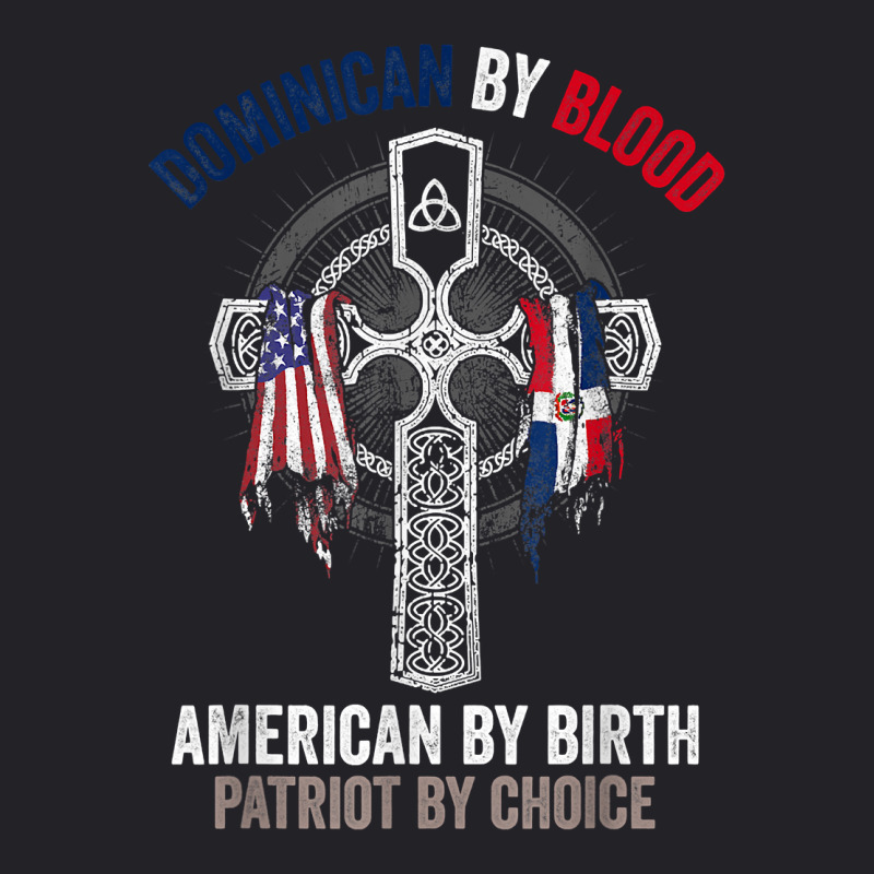 Dominican By Blood American By Birth Dominican Republic Flag T Shirt Youth Tee by cm-arts | Artistshot