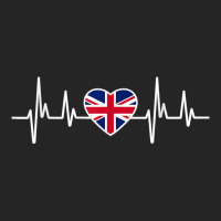 Uk Heartbeat United Kingdom British Great Britain Flag T Shirt Unisex Hoodie | Artistshot