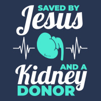 Saved By Jesus And A Kidney Donor Organ Donation Awareness Long Sleeve Men Denim Jacket | Artistshot