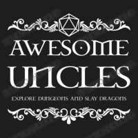 Mens Awesome Uncles Explore Dungeons And Slay Dragons Classic T-shirt | Artistshot