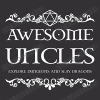 Mens Awesome Uncles Explore Dungeons And Slay Dragons Vintage Hoodie | Artistshot