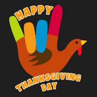 American Sign Language Turkey Happy Thanksgiving T- Classic T-shirt | Artistshot