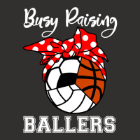 Busy Raising Ballers Funny Volleyball Soccer Basketball Mom Champion Hoodie | Artistshot