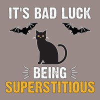 Bad Luck Black Cat Bat Funny Superstitious Meme Design Vintage T-shirt | Artistshot