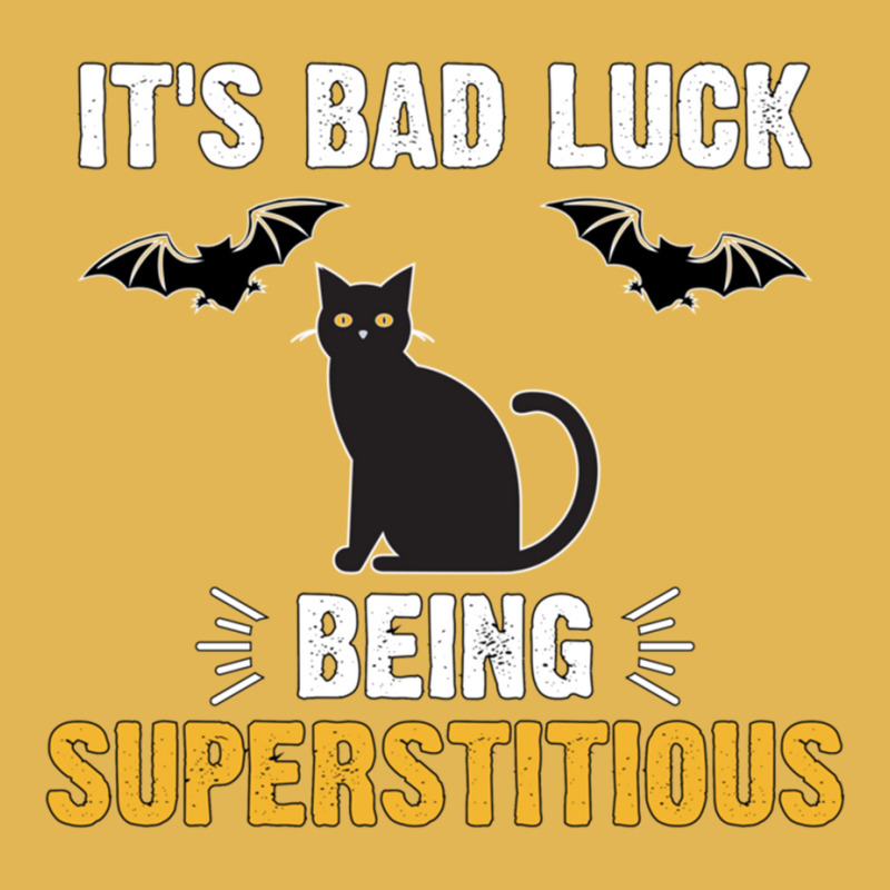 Bad Luck Black Cat Bat Funny Superstitious Meme Design Vintage Hoodie And Short Set | Artistshot