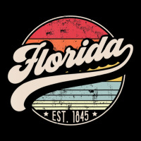 Retro Florida Home State Fl Cool 70s Style Sunset Women's V-neck T-shirt | Artistshot