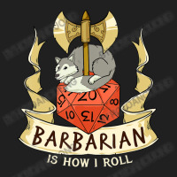 Mens W20 Barbarian Roll 20-sided Dice Role Play Dungeon Fantasy Ladies Polo Shirt | Artistshot