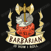 Mens W20 Barbarian Roll 20-sided Dice Role Play Dungeon Fantasy Scorecard Crop Tee | Artistshot