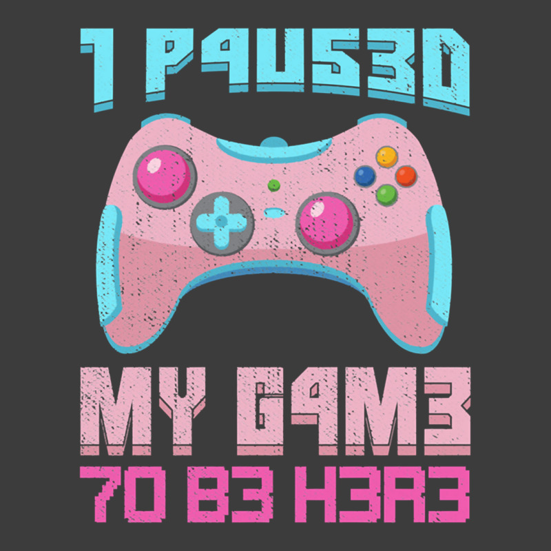 I Paused My Game To Be Here Pink Gamer Girl Leet Men's Polo Shirt | Artistshot