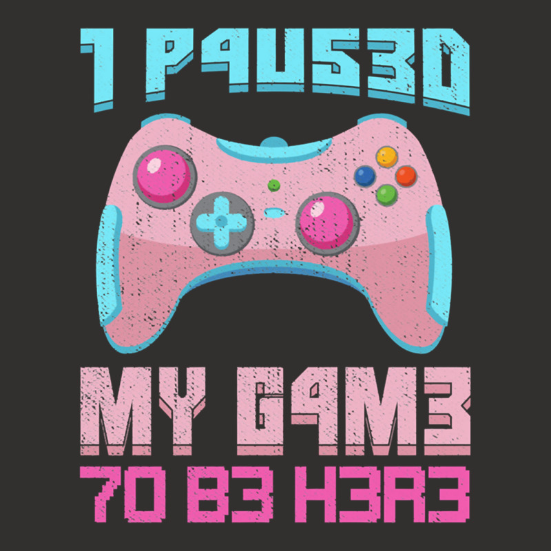 I Paused My Game To Be Here Pink Gamer Girl Leet Champion Hoodie | Artistshot