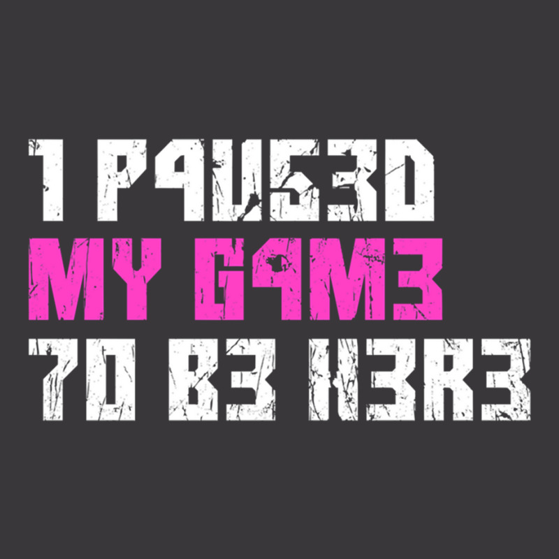 I Paused My Game To Be Here Pink Gamer Girl Leet Ladies Curvy T-Shirt by FRANCISMATANZA | Artistshot