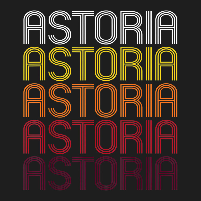 Astoria, Or  Vintage Style Oregon T Shirt Classic T-shirt by cm-arts | Artistshot