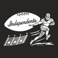 Vintage Football Rock Island Independents White Independents Wordmark Ladies Fitted T-shirt | Artistshot