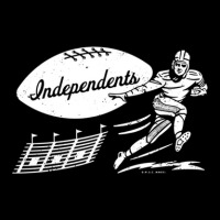 Vintage Football Rock Island Independents White Independents Wordmark Women's V-neck T-shirt | Artistshot