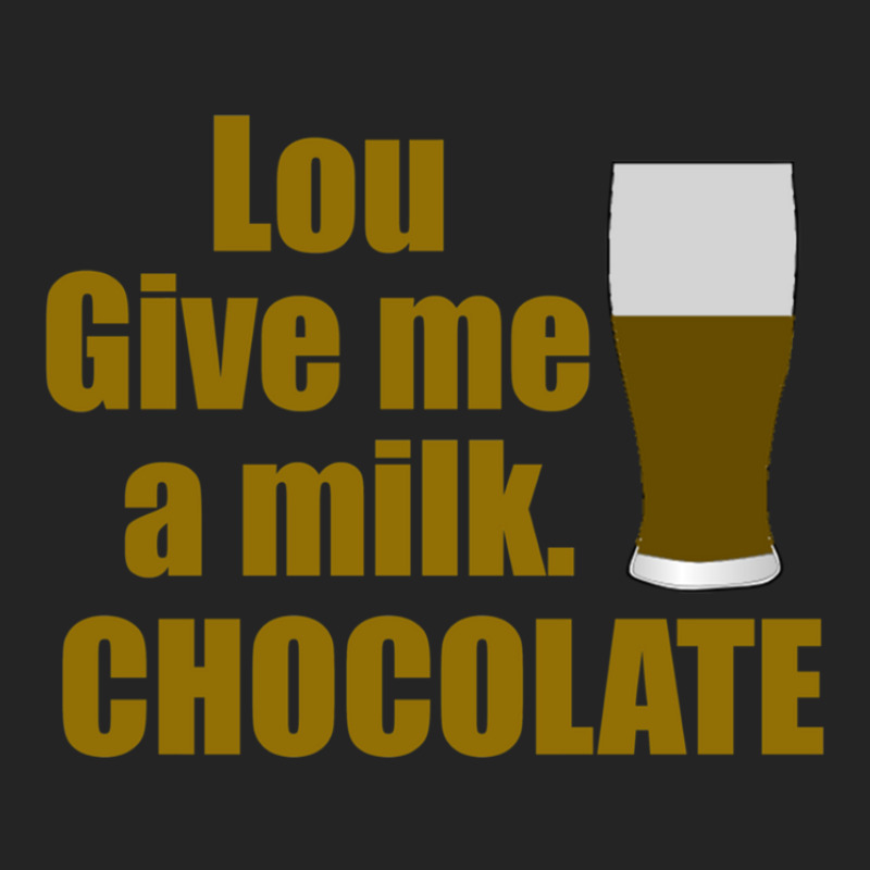 Lou Give Me A Milk. Chocolate - Back To The Future Gift 3/4 Sleeve Shirt by AaronFosterJr. | Artistshot