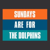 Sundays Are For The Dolphins Miami Footbal Vintage Short | Artistshot