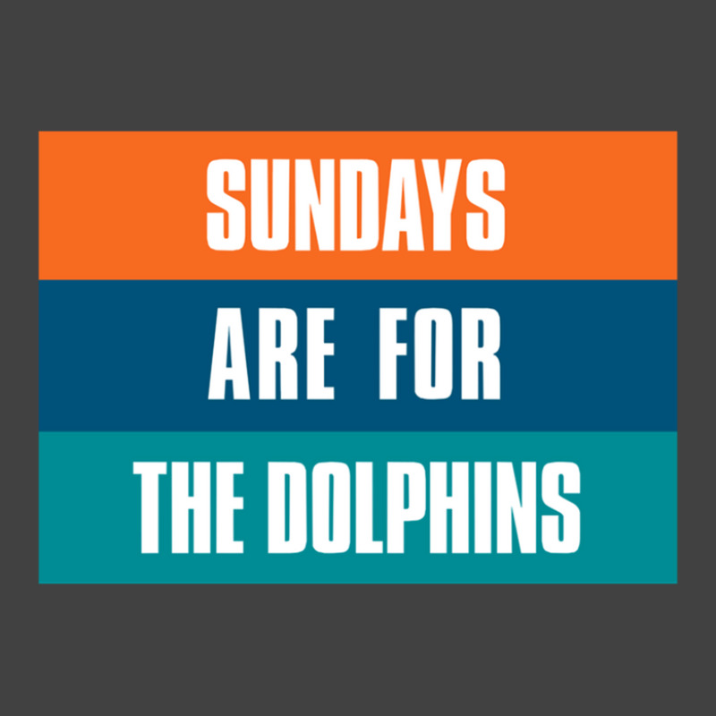 Sundays Are For The Dolphins Miami Footbal Vintage T-shirt | Artistshot