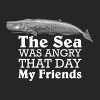 The Sea Was Angry That Day My Friends Marine Biologist Ladies Fitted T-shirt | Artistshot