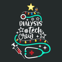 Dialysis Tech Crew Merry Christmas Dialysis Technologist Long Sleeve T Women's Triblend Scoop T-shirt | Artistshot